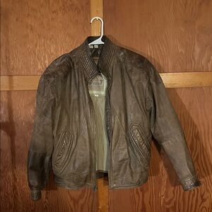 Men's Brown Leather Jacket